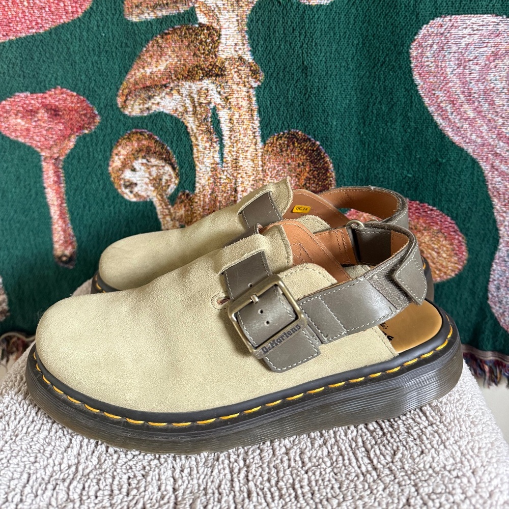 Dr. Martens Jorge II Slingbacks - Pale Olive - Women's 10